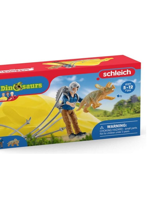 Figurines dinosaure : Sauvetage en parachute - Kiabi