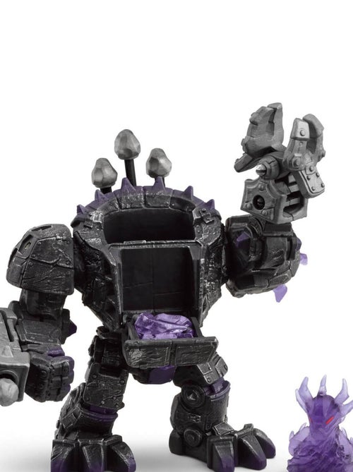 Figurines Eldrador : Master Robot des Ténèbres et sa Mini Creature - Kiabi
