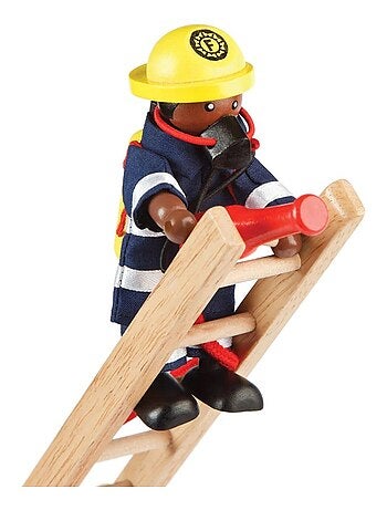 Figurines en bois Pompiers