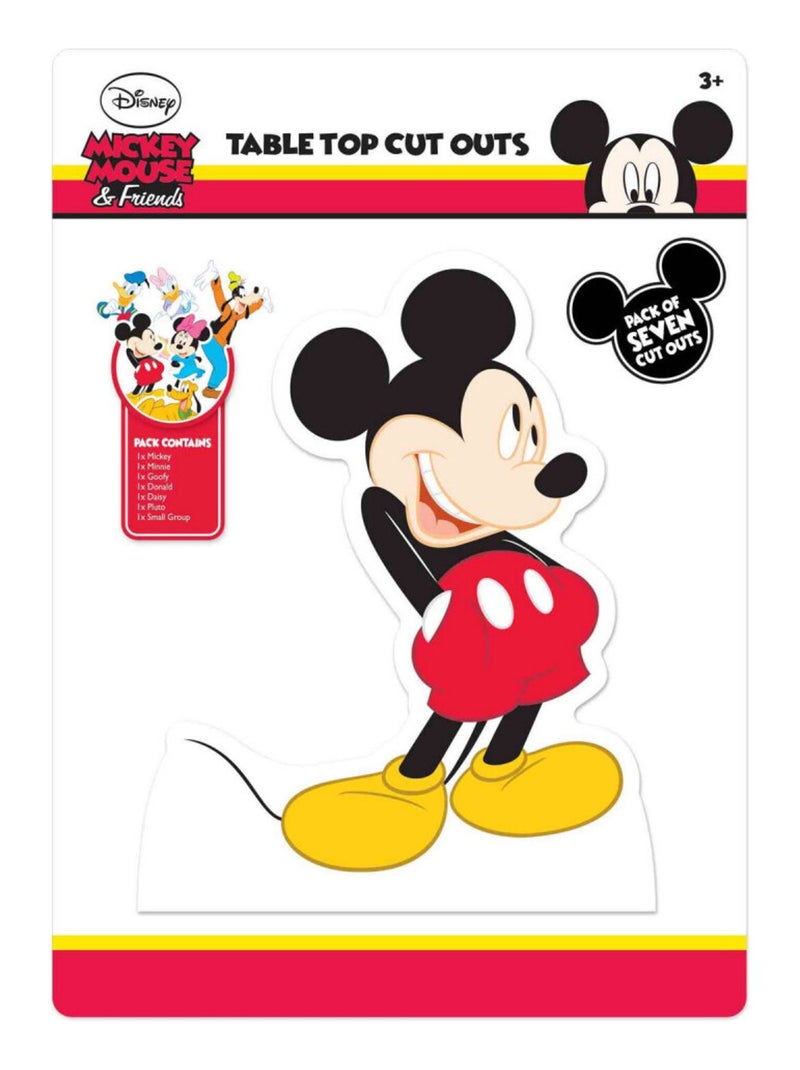 Figurines en carton Disney Mickey & ses amis 20 cm Multicolore - Kiabi