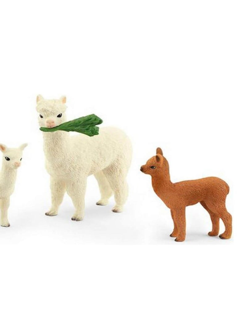 Figurines : Famille d'alpagas N/A - Kiabi