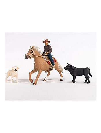 Figurines Farm World : Aventures d'équitation Western