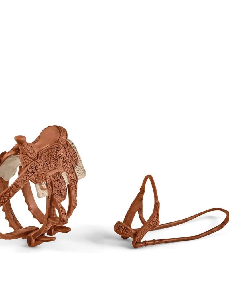 Figurines Farm World : Cowgirl et Tonneaux de Racing N/A - Kiabi