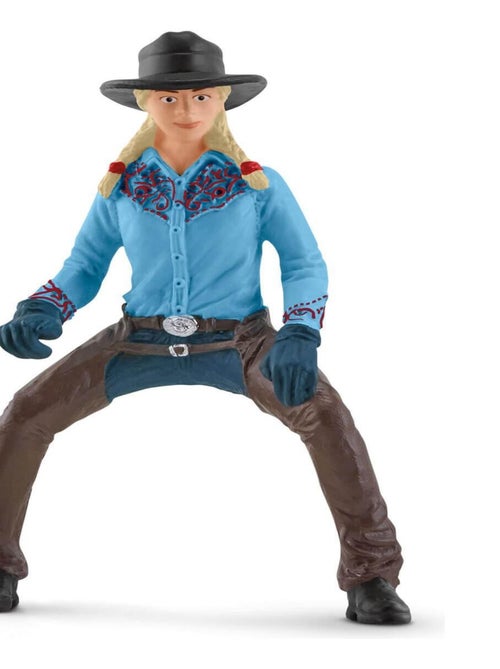 Figurines Farm World : Equipe de Cowboy et leurs lassos - Kiabi
