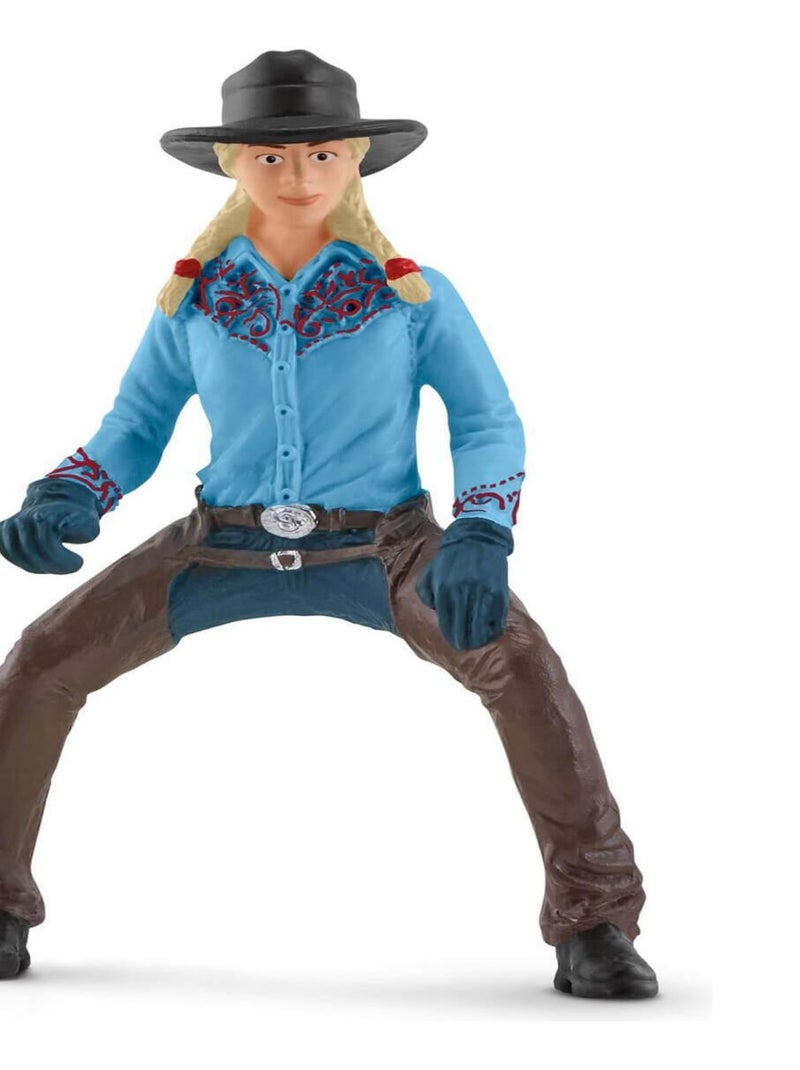 Figurines Farm World : Equipe de Cowboy et leurs lassos N/A - Kiabi
