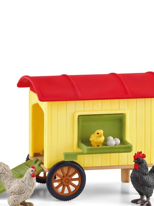 Figurines Farm World : Poulailler mobile - Kiabi