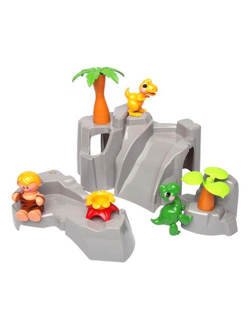 Figurines First Friends : Ensemble Dinosaures et montagne - Kiabi