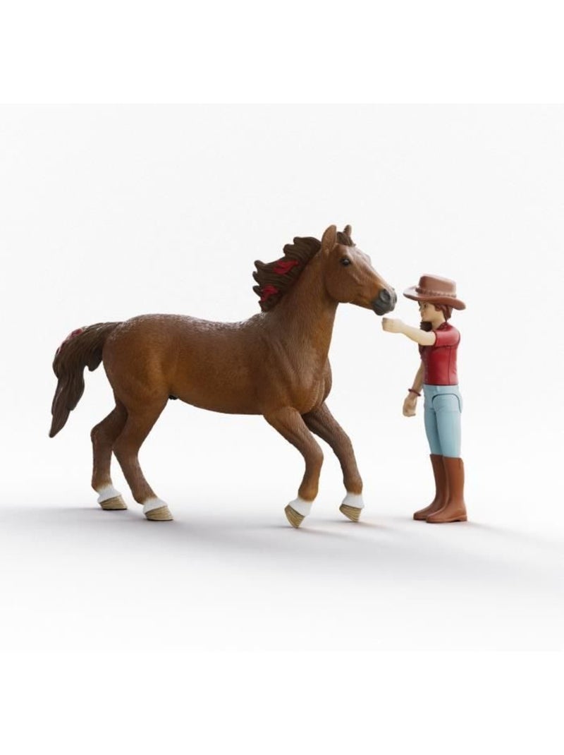 Figurines hannah et cayenne, schleich 42711 horse club, dès 4 ans Blanc - Kiabi