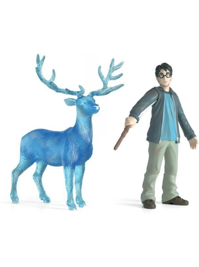 Figurines harry et son patronus, schleich 42680 harry potter®, pour enfant dès 6 ans Marron - Kiabi
