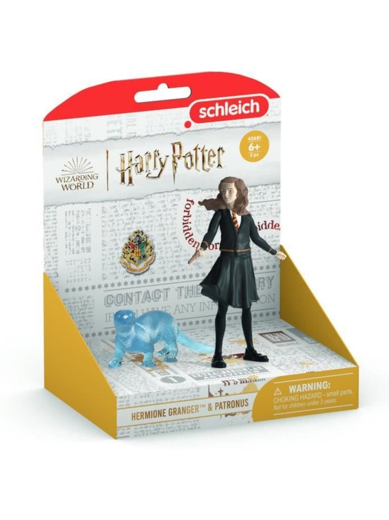 Figurines hermione et son patronus, schleich 42681 harry potter®, pour enfant dès 6 ans Marron - Kiabi