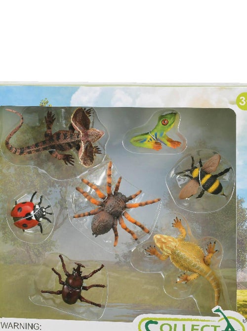 Figurines Insectes : Set de 7 Insectes - Kiabi
