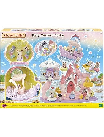 Figurines miniatures - sylvanian families - 5701 - le château des sirènes