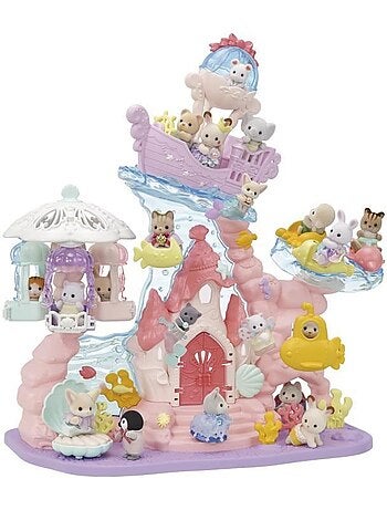 Figurines miniatures - sylvanian families - 5701 - le château des sirènes