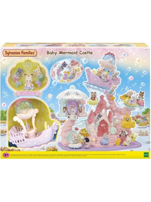 Figurines miniatures - sylvanian families - 5701 - le château des sirènes - Kiabi Figurines miniatures - sylvanian families - 5701 - le château des sirènes - Kiabi