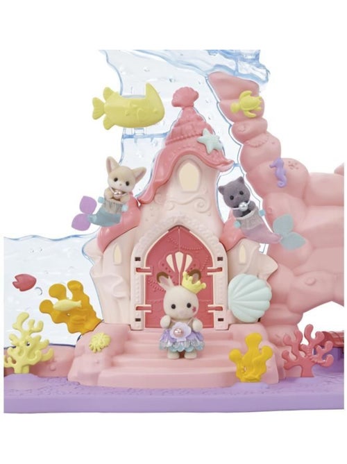 Figurines miniatures - sylvanian families - 5701 - le château des sirènes - Kiabi Figurines miniatures - sylvanian families - 5701 - le château des sirènes - Kiabi