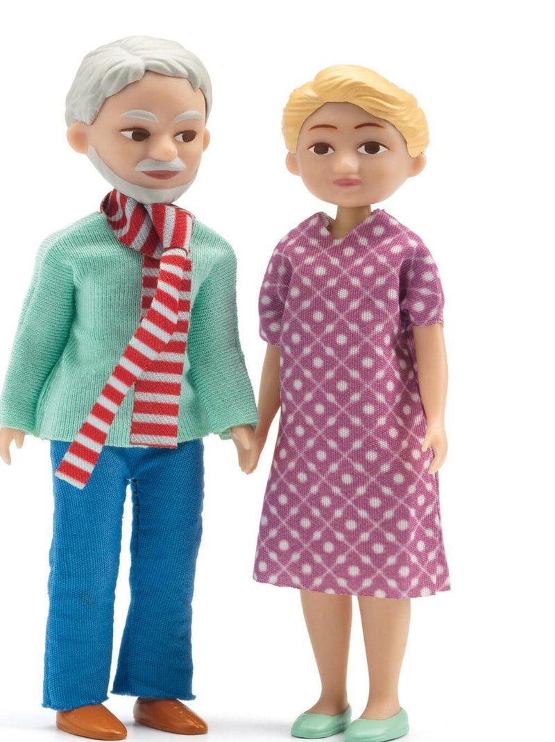 Figurines pour maison de poupées : Grands-parents N/A - Kiabi