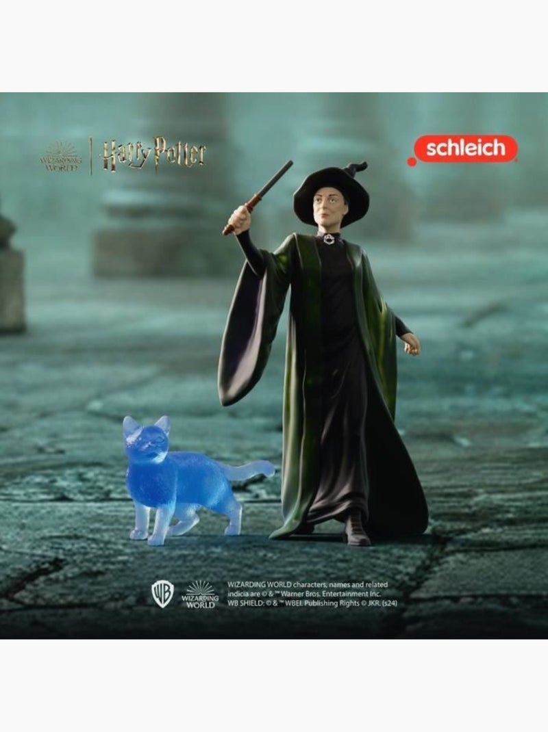 Figurines professeur mcgonagall et son patronus, schleich 42682 harry potter®, pour enfant dès 6 ans Marron - Kiabi