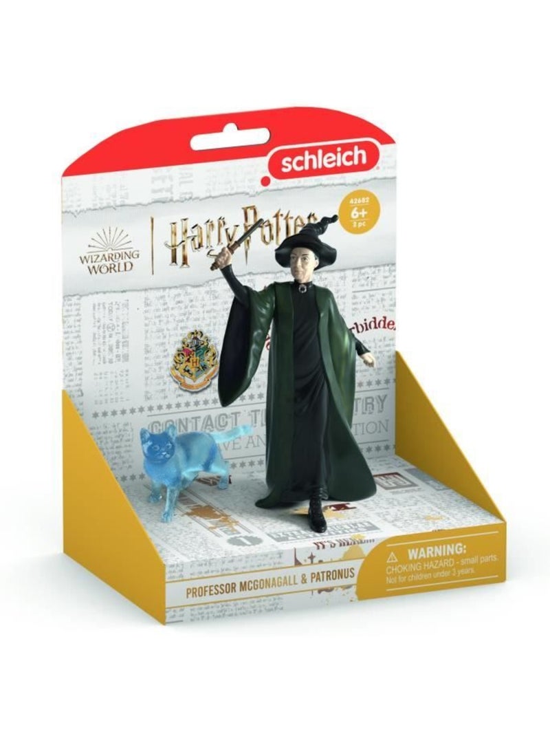 Figurines professeur mcgonagall et son patronus, schleich 42682 harry potter®, pour enfant dès 6 ans Marron - Kiabi