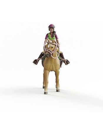 Figurines sarah et mystery, schleich 42714 horse club, dès 4 ans