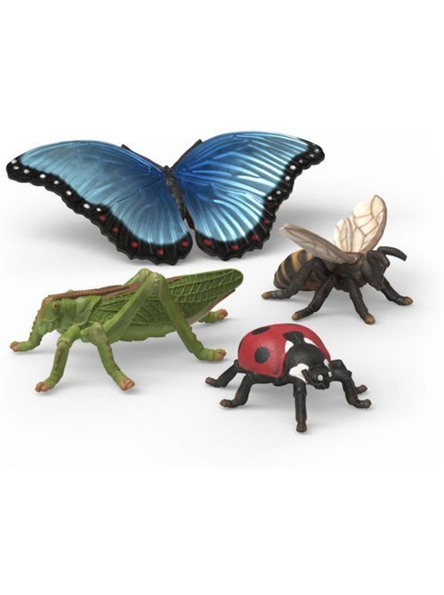 Figurines set découverte : les insectes - schleich 42741 - gamme wild life - Kiabi