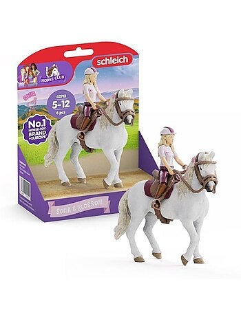 Figurines sofia et blossom, schleich 42713 horse club, dès 4 ans