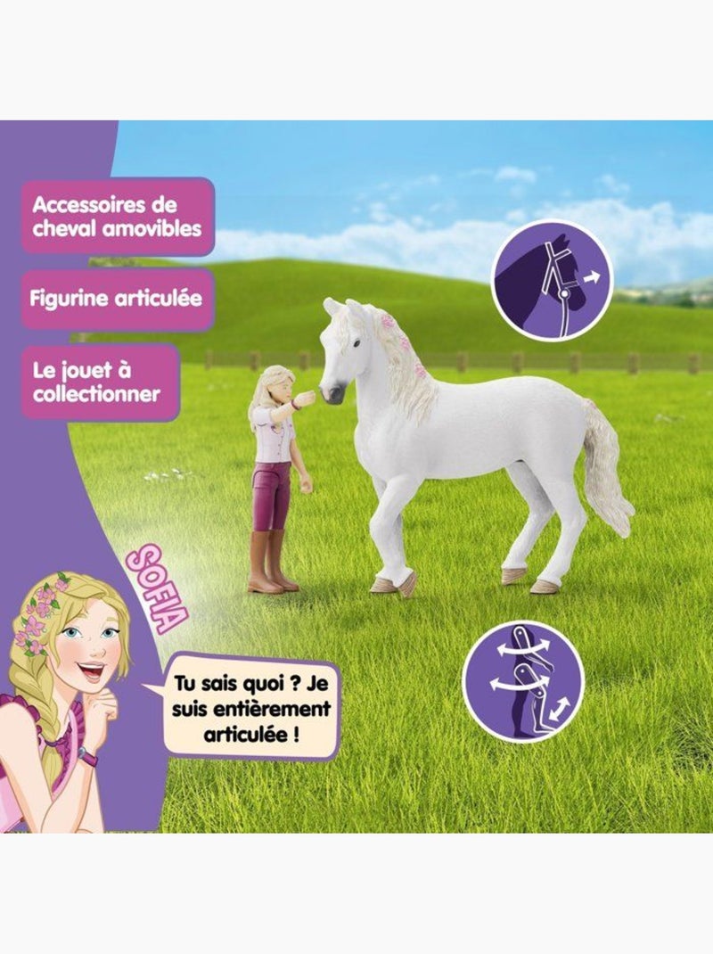 Figurines sofia et blossom, schleich 42713 horse club, dès 4 ans Blanc - Kiabi