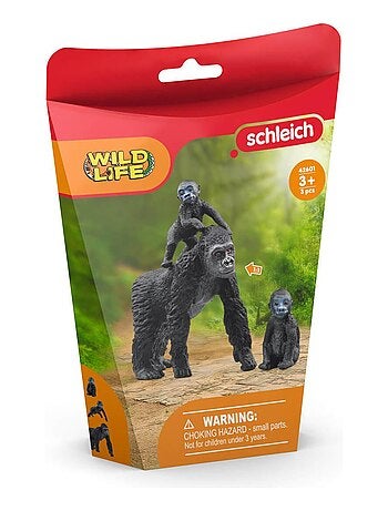 Figurines Wild Life : Famille de Gorilles des Plaines