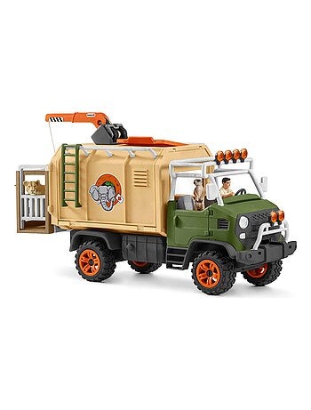 Figurines Wild Life : Gros camion sauvetage d'animaux