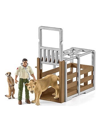 Figurines Wild Life : Gros camion sauvetage d'animaux