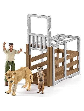 Figurines Wild Life : Gros camion sauvetage d'animaux