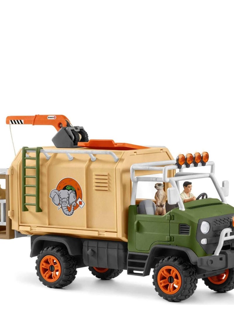 Figurines Wild Life : Gros camion sauvetage d'animaux N/A - Kiabi