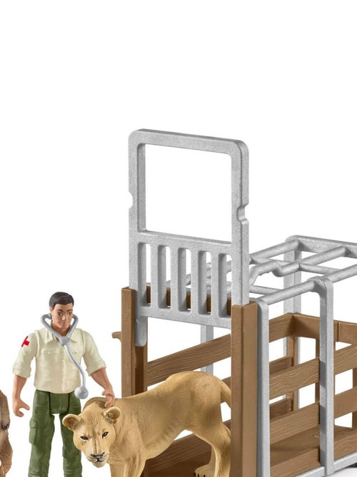 Figurines Wild Life : Gros camion sauvetage d'animaux - Kiabi