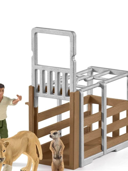 Figurines Wild Life : Gros camion sauvetage d'animaux - Kiabi