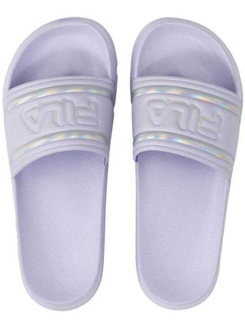 Fila - Claquettes motif/style logo MORRO BAY Violet clair - Kiabi