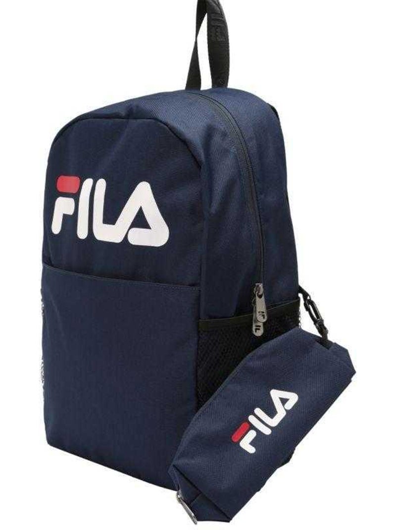 Fila - Sac à dos et trousse FAVORITEN Bleu marine - Kiabi