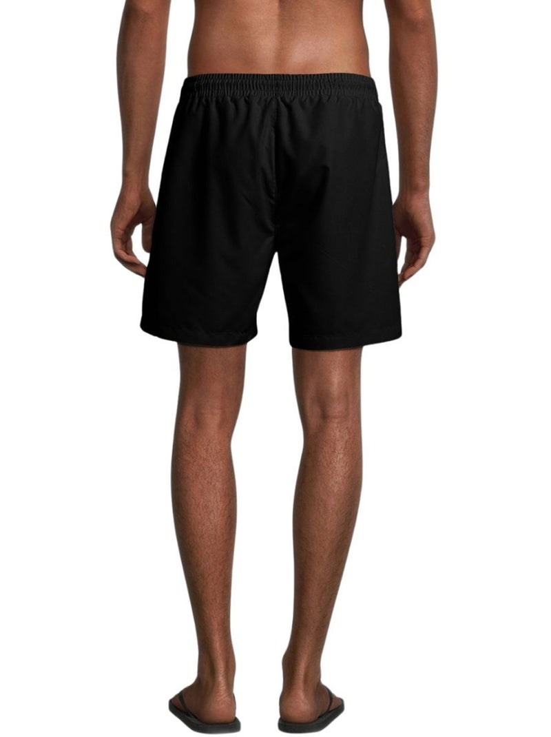 Fila - Short de bain motif/style Logo brodé SOMALIA Noir - Kiabi