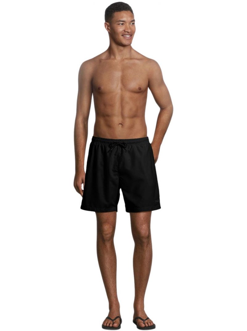 Fila - Short de bain motif/style Logo brodé SOMALIA Noir - Kiabi