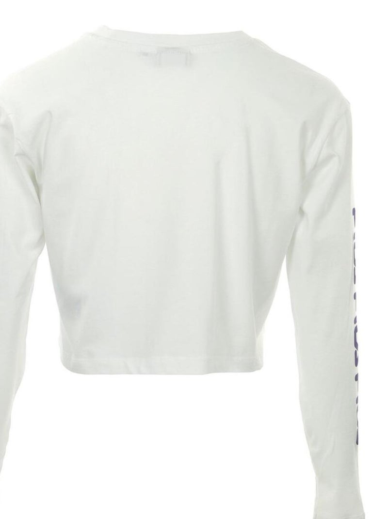 Fila Reva Cropped T-Shirt Blanc - Kiabi
