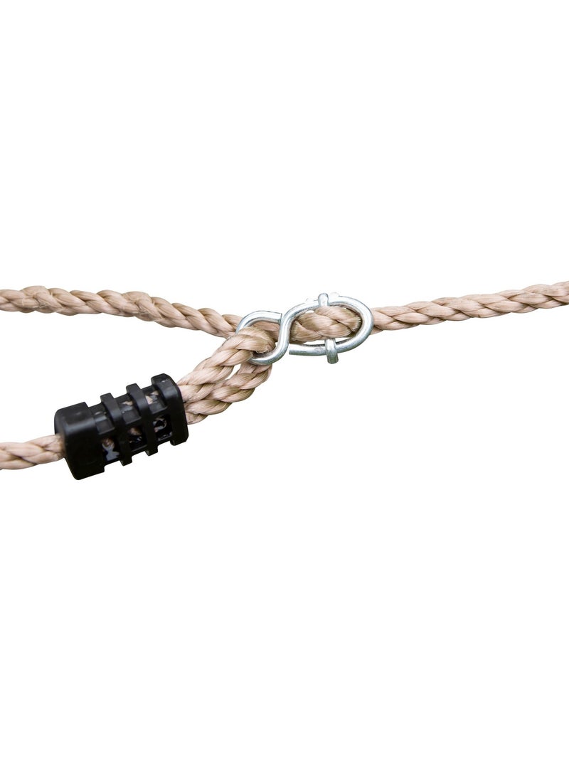 Filet à grimper avec crochet à huit Marron - Kiabi