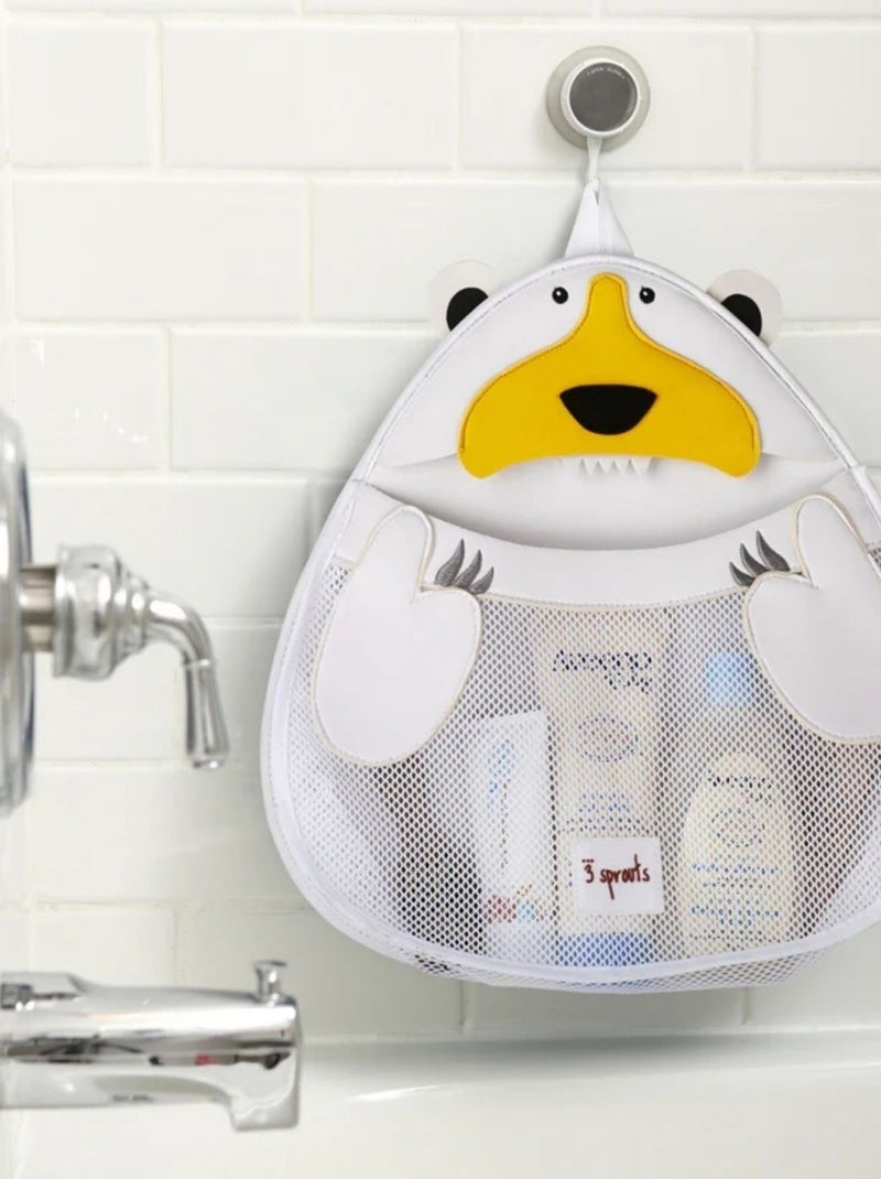 Filet de rangement pour le bain Ours Polaire Blanc - Kiabi