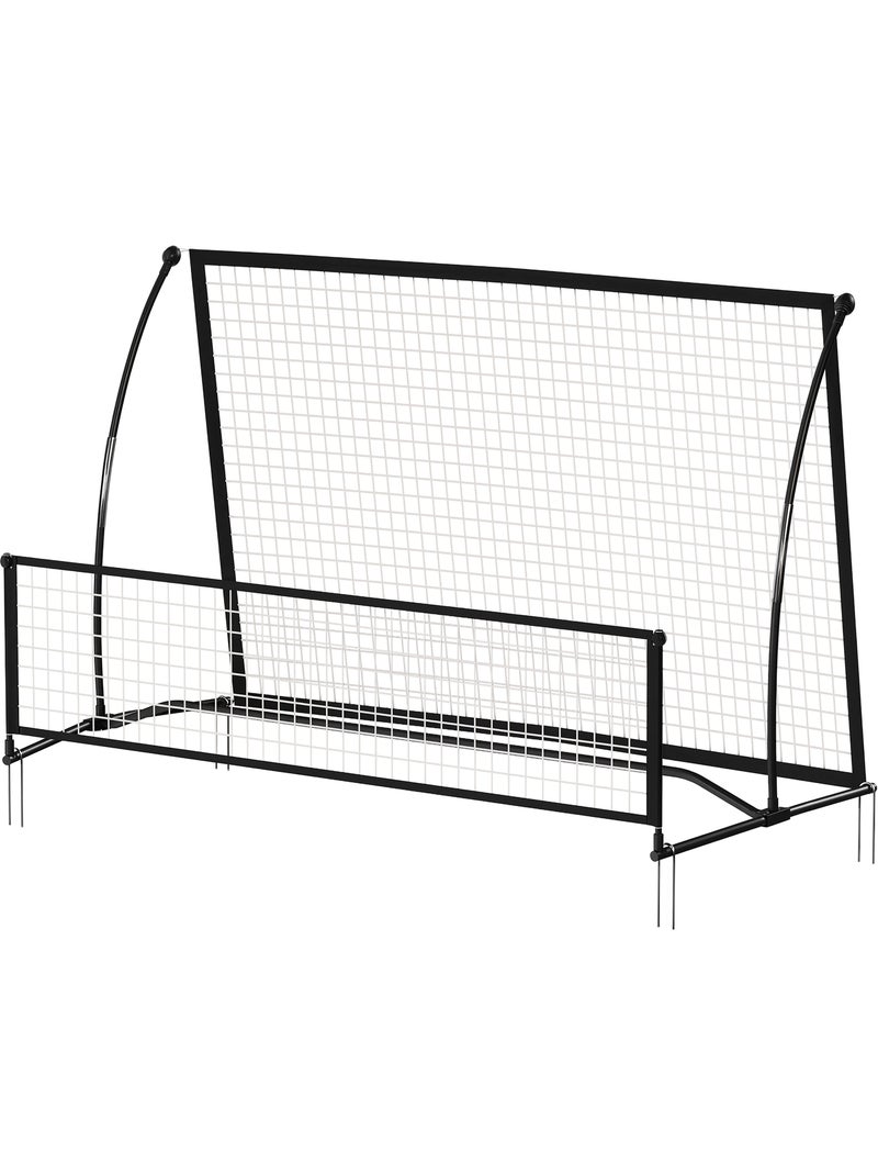 Filet de rebond football double face Noir - Kiabi