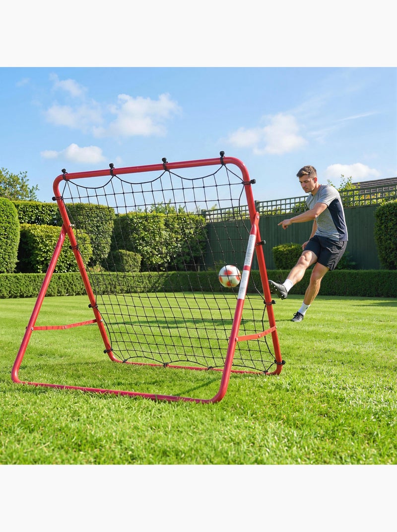 Filet de rebond football pliable réglable 5 angles Rouge - Kiabi