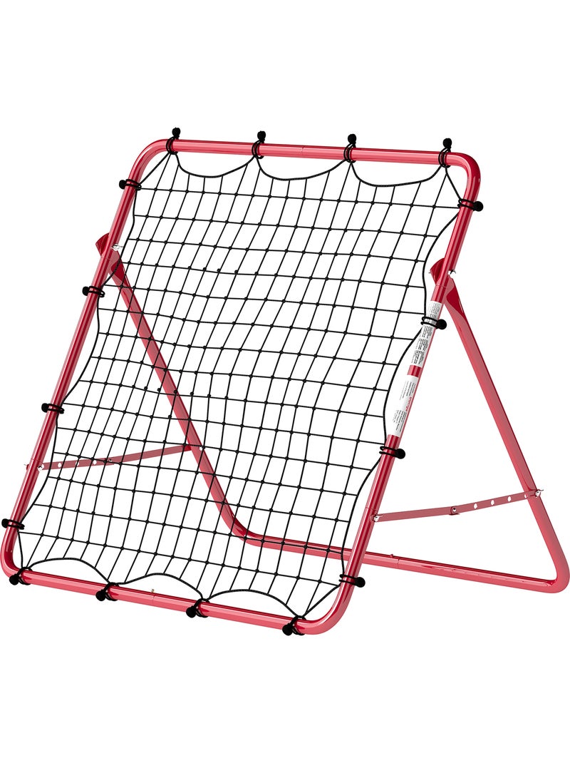 Filet de rebond football pliable réglable 5 angles Rouge - Kiabi