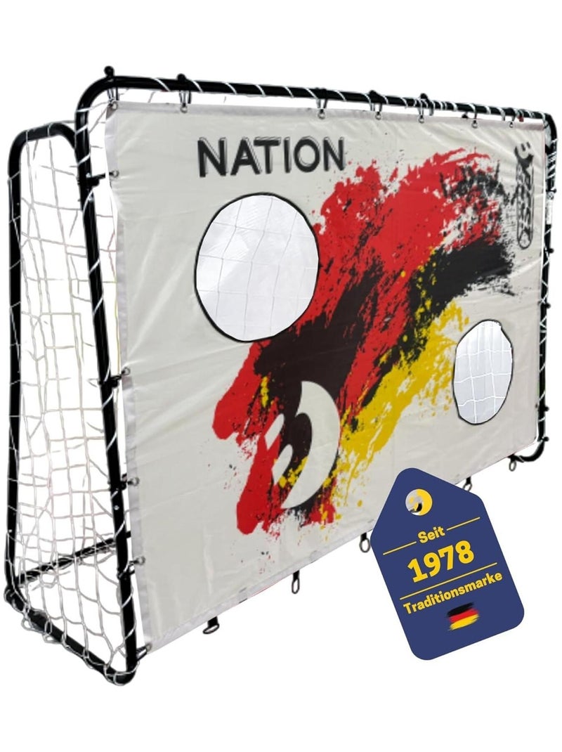Filet de tir "Nation D" avec 2 trous de tir 193 x 150 cm Multicolore - Kiabi