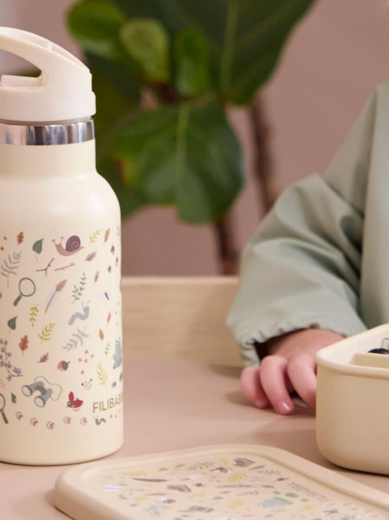 Filibabba - Gourde en acier inoxydable Little Wonders Ecru - Kiabi