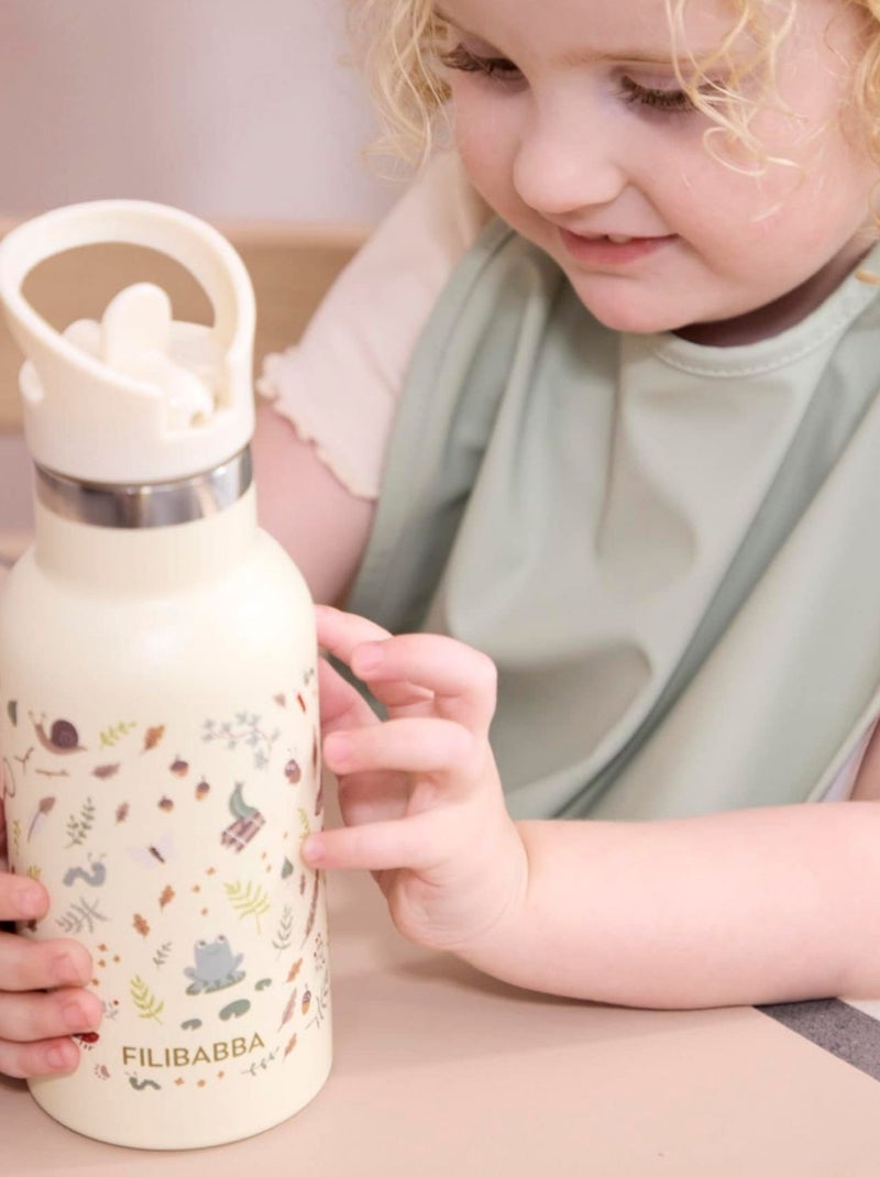 Filibabba - Gourde en acier inoxydable Little Wonders Ecru - Kiabi