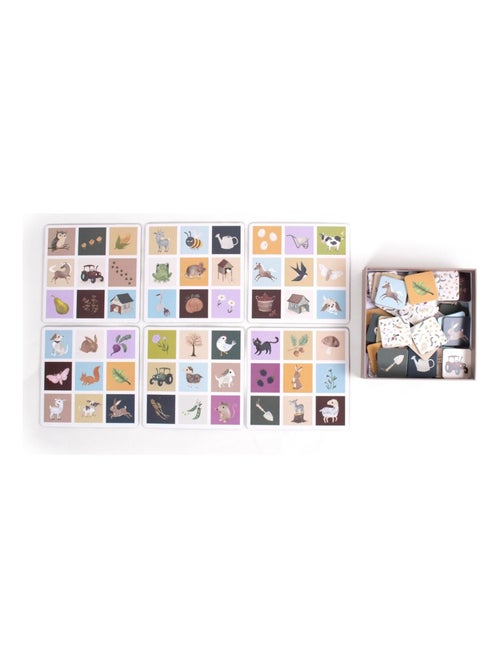 Filibabba - Jeu loto des images A la ferme - Kiabi