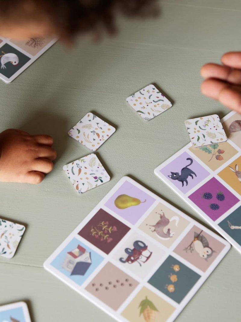 Filibabba - Jeu loto des images A la ferme Multicolore - Kiabi