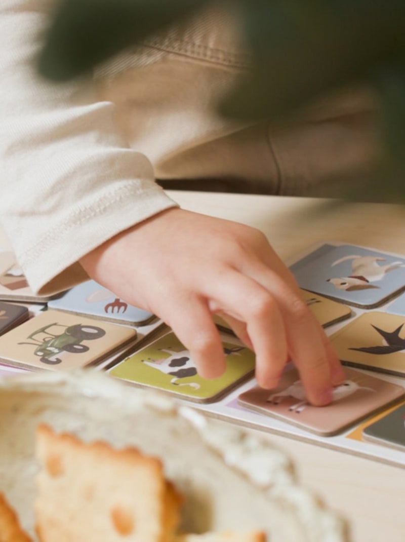 Filibabba - Jeu loto des images A la ferme Multicolore - Kiabi