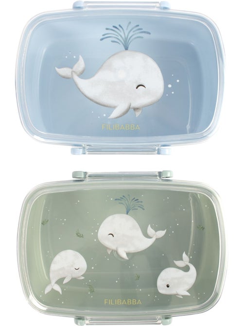 Filibabba - Lot de 2 lunch box - Kiabi Filibabba - Lot de 2 lunch box - Kiabi